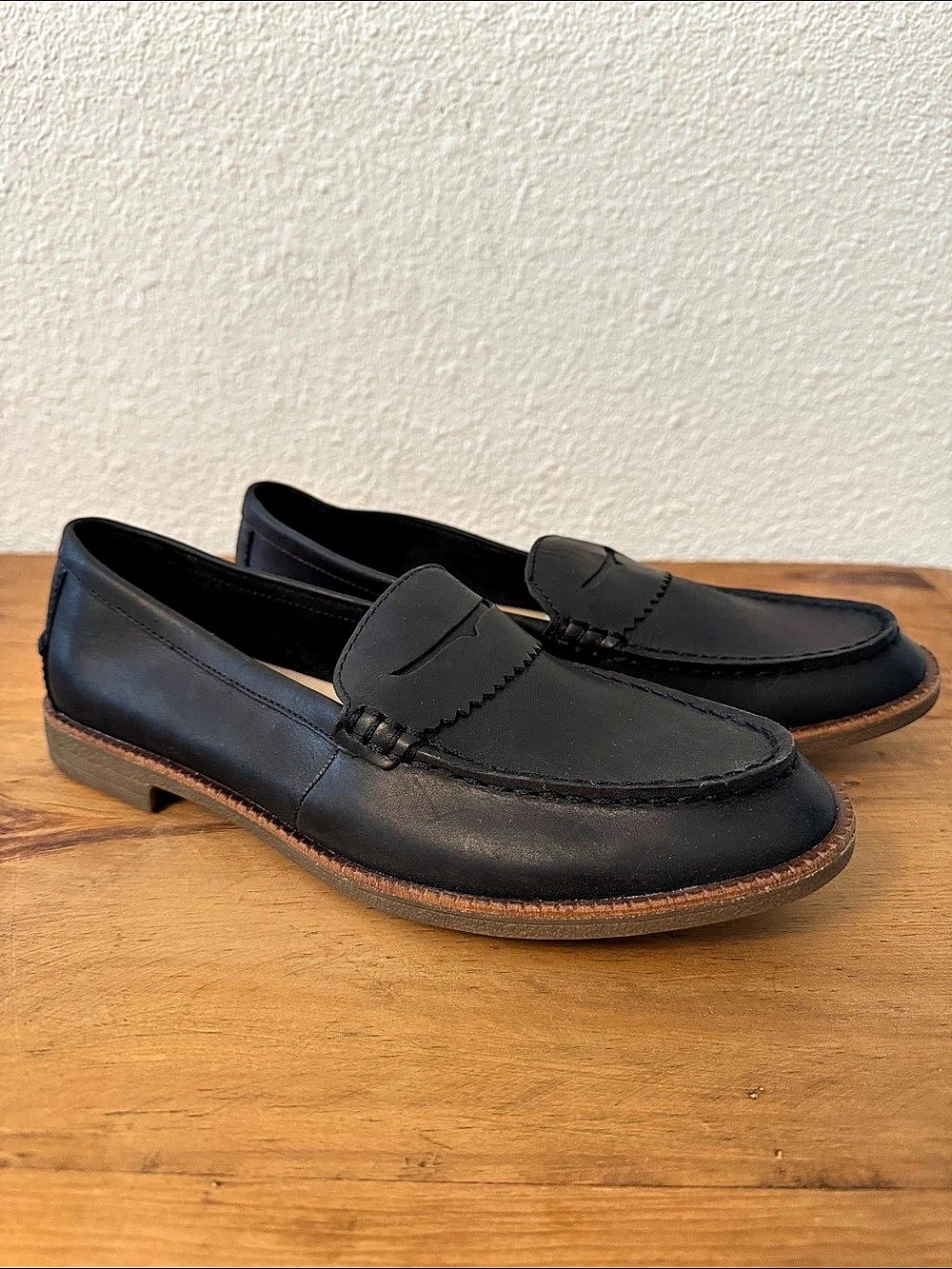 Sperry Seaport Penny Loafer Black & Brown US 9 W